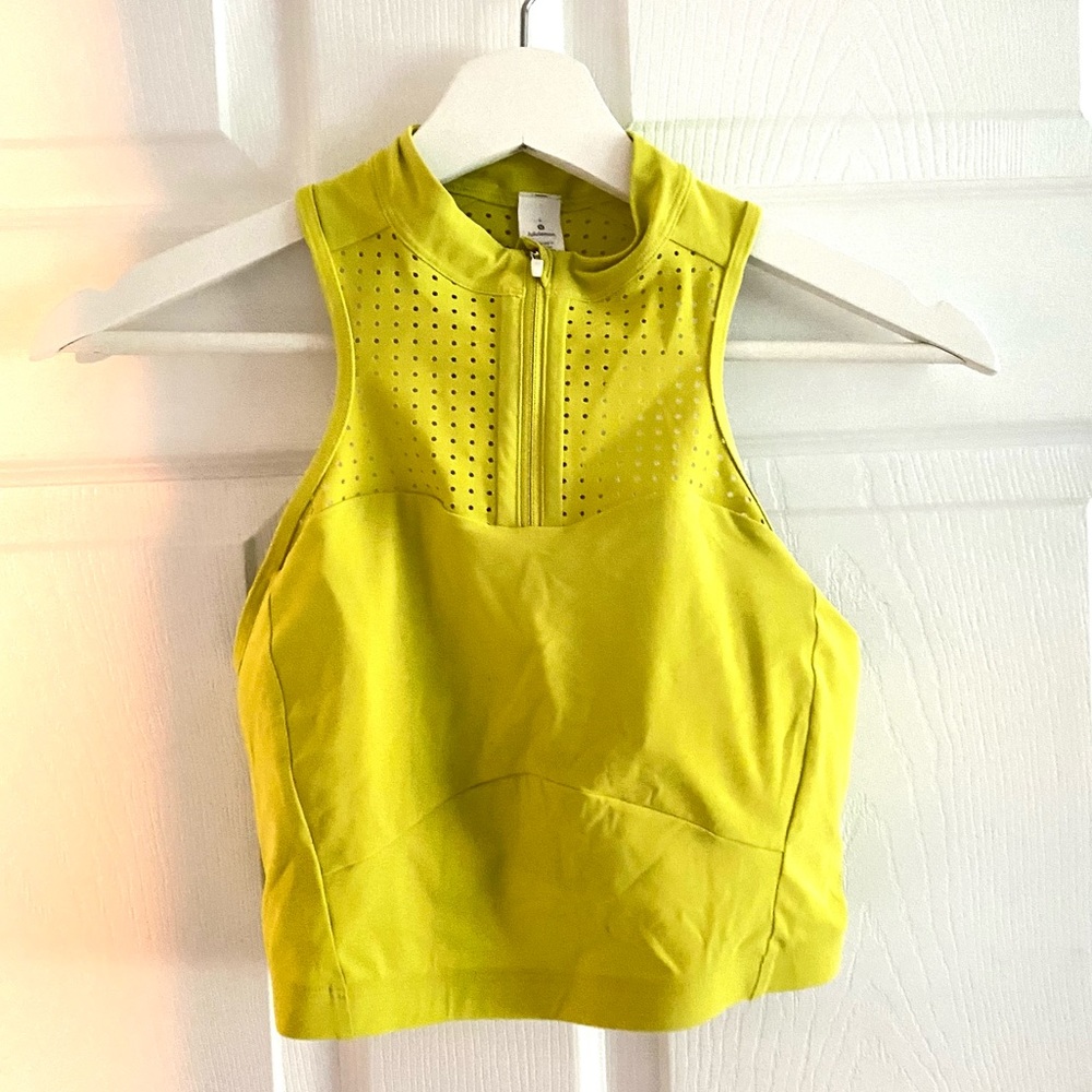 🍋LULULEMON BRIGHT YELLOW SPORTS BRA